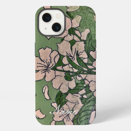 ピンクブロッサム魔法 iPhoneケース (裏面)