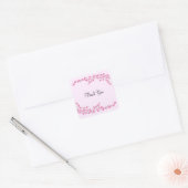 ピンクブロッサム スクエアシール (封筒)