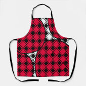 ピンクブロブハーレキン エプロン (正面)