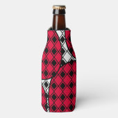 ピンクブロブハーレキン ボトルクーラー (ボトル正面)