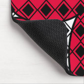 ピンクブロブハーレキン マウスパッド (コーナー)