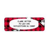 ピンクブロブハーレキン ラベル (正面)