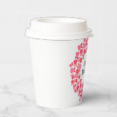 ピンクブーケ母の日 紙コップ (右)