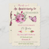 ピンクブーケ 招待状 (正面/裏面)