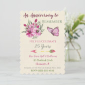 ピンクブーケ 招待状 (スタンド正面)