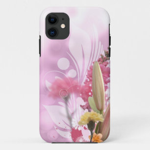 ピンクブーケ iPhone 11 ケース