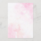 ピンクブーゲンビリア熱帯林ウェディングシャワー メニュー (裏面)