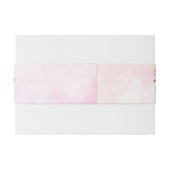 ピンクブーゲンビリア熱帯林ウェディングシャワー 招待状ベリーバンド (裏面例)