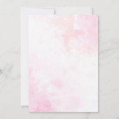 ピンクブーゲンビレアトロピカルフォレストリハーサルディナー 招待状 (裏面)