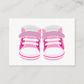 ピンクブース、ベビーシャワーRSVPエンクロージャカード エンクロージャーカード (裏面)