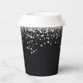 ピンクブーツときらきら光るバチェロレッテ 紙コップ (裏面)