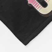 ピンクブーツオンダグランドウェスタン女性のカーボーイハットとボー フリースブランケット (角)