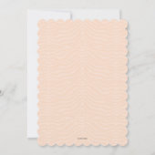 ピンクブーツ女性のカーボーイカントリーブライダルシャワー招待 招待状 (裏面)