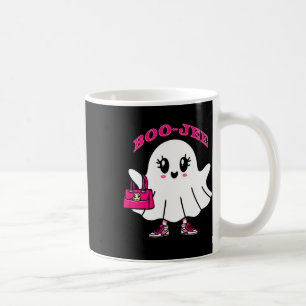 ピンクブー幽霊おもしろいハロウィーン コーヒーマグカップ