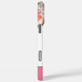 ピンクプオーニーズアンドデニムチャーム Case-Mate iPhoneケース (裏面 / 右)