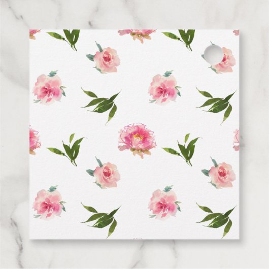 ピンクプオーニー誕生日 フェイバータグ (裏面)