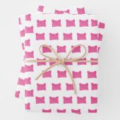 ピンクプッシフェミニストニットハット ラッピングペーパーシート (インサイチュ)