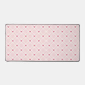 ピンクプライドとハート デスクマット (正面)