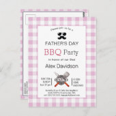 ピンクプライド父の日BBQパーティー ポストカード (正面/裏面)