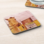 ピンクプライベートプロパティホース コースター (左側)