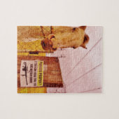 ピンクプライベートプロパティホース ジグソーパズル (横)