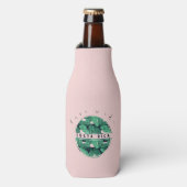 ピンクプラヴィダコスタリカお土産 ボトルクーラー (ボトル正面)