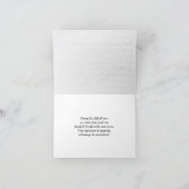 ピンクプリムローズフラワー悔やみや弔慰ありがとう サンキューカード (内部)