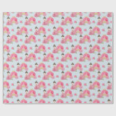 ピンクプリンセスとチャリオット ラッピングペーパー (フラット)