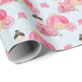 ピンクプリンセスとチャリオット ラッピングペーパー (ロールコーナー)