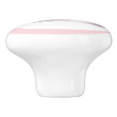 ピンクプリンセスのティアラ 陶器の取っ手 女の子らしい セラミックノブ (側面)