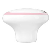 ピンクプリンセスのティアラ 陶器の取っ手 女の子らしい セラミックノブ (側面)