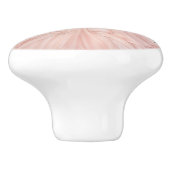 ピンクプリンセスガーリー陶器取っ手 セラミックノブ (側面)