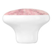 ピンクプリンセスガーリー陶器取っ手 セラミックノブ (側面)