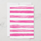 ピンクプリンセスキッテンキャット誕生日 招待状 (裏面)