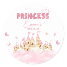 ピンクプリンセスキャッスルクラウン蝶の雲