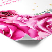 ピンクプリンセスクインセアニラ10テーブル座席表 ポスター (角)