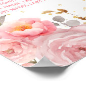 ピンクプリンセスクインセアニラ8テーブル座席表 ポスター (角)