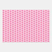 ピンクプリンセスクイーンティアラドレスアップクラウンハート ラッピングペーパーシート (正面2)