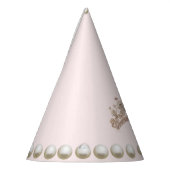 ピンクプリンセスクラウンパーティーハット パーティーハット (左)