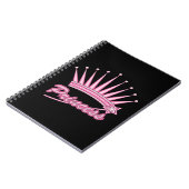 ピンクプリンセスクラウン ノートブック (左側)