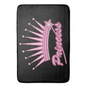 ピンクプリンセスクラウン バスマット (正面縦)