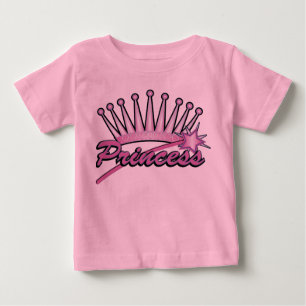 ピンクプリンセスクラウン ベビーTシャツ