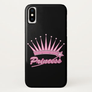 ピンクプリンセスクラウン iPhone X ケース