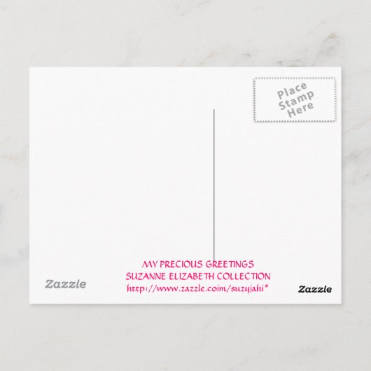 ピンクプリンセスコレクション ポストカード (裏面)