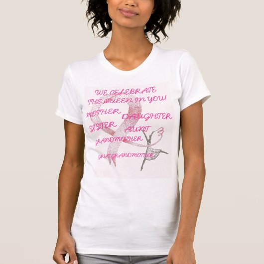 ピンクプリンセスコレクション Tシャツ (正面)