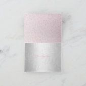 ピンクプリンセスティアラ&レースサンキューカード サンキューカード (内部)