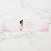 ピンクプリンセスバレリーナ赤ちゃんシャワー