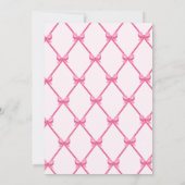 ピンクプリンセスファンタジー誕生日パーティー サンキューカード (裏面)