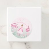 ピンクプリンセスファンタジー誕生日パーティー フェイバータグ (インサイチュ)