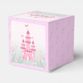 ピンクプリンセスファンタジー誕生日パーティー フェイバーボックス (裏面サイド)